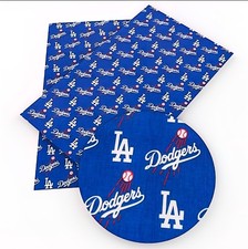 DODGERS FAUX LEATHER SHEET 8" x 12" Baseball LA 1069598 ORDINARY TEXTURE