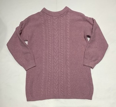 Old Navy Cable Knit Sweater Girls Large Pink Pullover Preppy