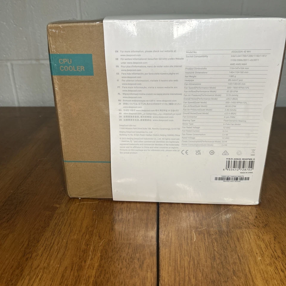 Deepcool ASSASSIN 4S WH Minimalistic Premium CPU Air Cooler (R-ASN4S-WHGPMN-G) - Image 2 of 4