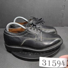 Allen Edmonds Shoes Mens Size 7 E Black Mapleton Made in USA Lug Sole Derby