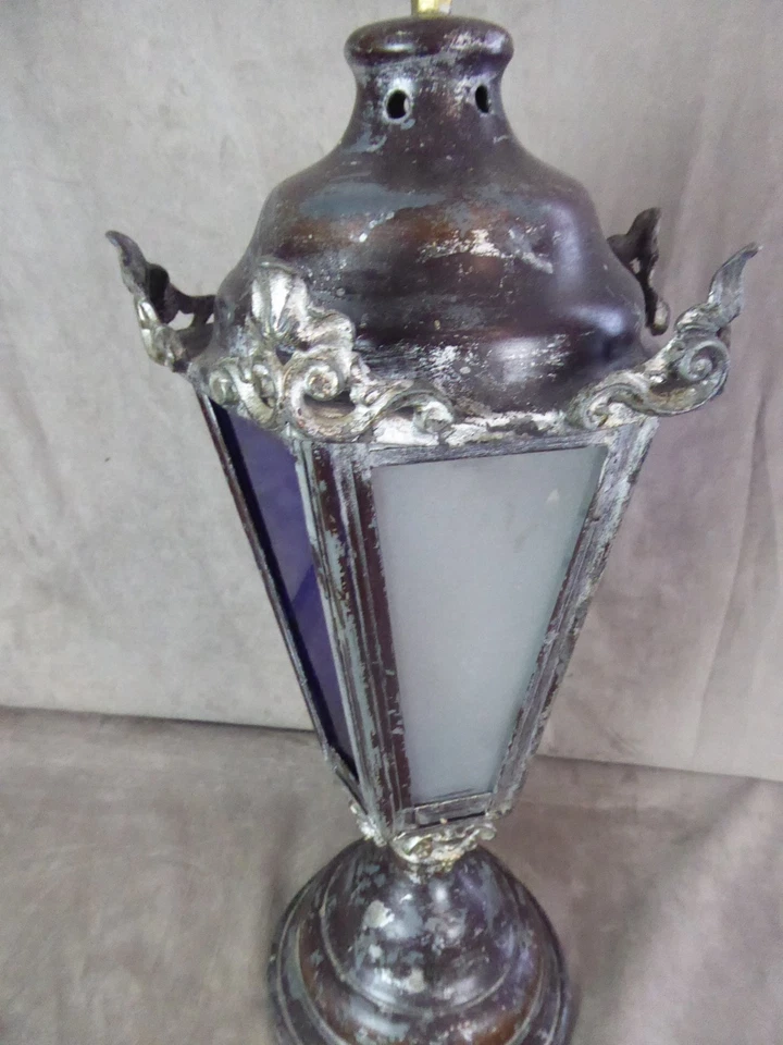 GRANDE LANTERNE ancienne, à bougie. - Photo 3/4