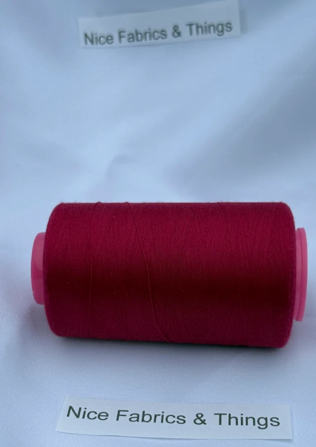 50 Spools - Red AX506 Multi Purpose Sewing Thread - Image 2 of 3