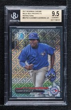 2017 Bowman Chrome Prospects Mega Box Refractor Vladimir Guerrero Jr BGS 9.5 6fs