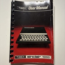 Vintage 1982 Timex Sinclair 1000 User Manual Personal Computer Guide Coding Tool