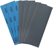 LotFancy 400 Grit Sandpaper, 45PCS, 9 x 3.6 Dry Wet Sand Paper, 400Grit 