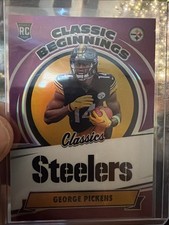 2022 Panini Classic Beginnings George Pickens Purple #29/35 Steelers