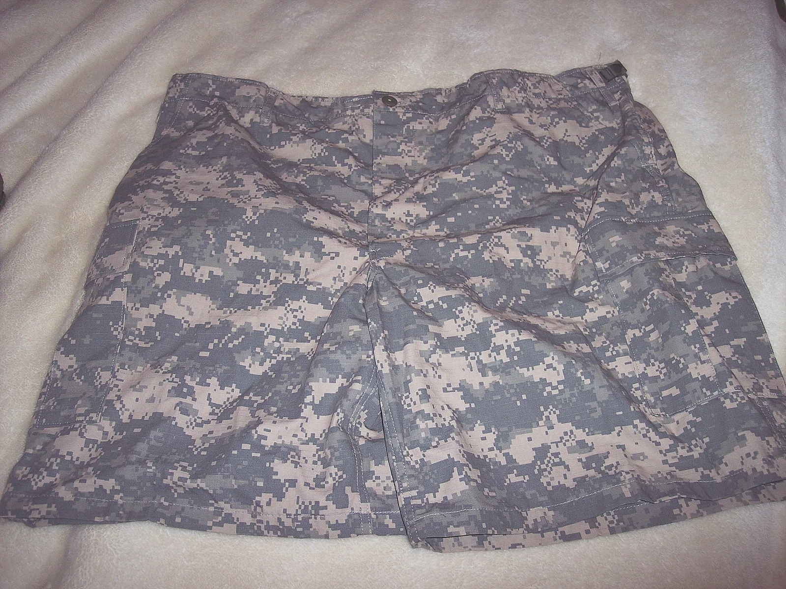 Mens 2X Camo Bdu Shorts Cargo Pockets Army Digital Camo Shorts Tru Spec Hiking