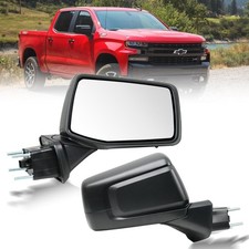 Passenger Right Side Door Mirror for 2019-2024 Chevy Silverado 1500, with Heat..