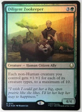 Diligent Zookeeper #171 R Foil NEW MTG TLA