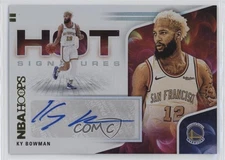 2020-21 Panini NBA Hoops Hot Signatures Ky Bowman #HS-KBW Auto