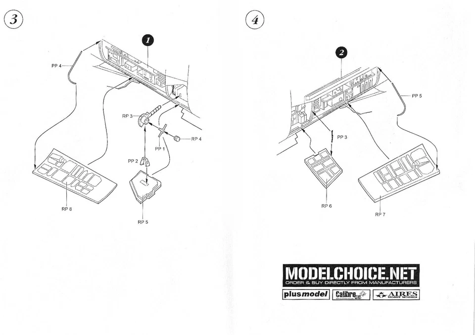 AIRES HOBBY MODELS 4350 - A-7 CORSAIR II ELECTRONIC BAY (HASEGAWA) - 1/48 RESIN - Immagine 4 di 4