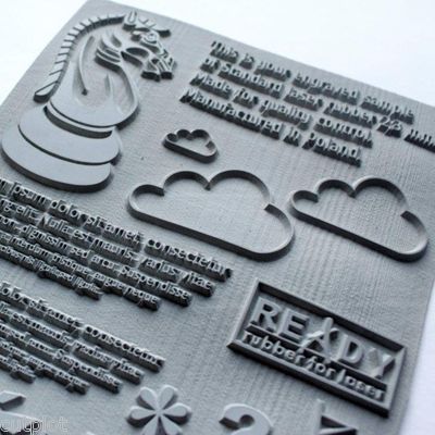 Stempelgummi Lasergummi 2,3mm für Lasergraviermaschine Stempel Laser Gummi