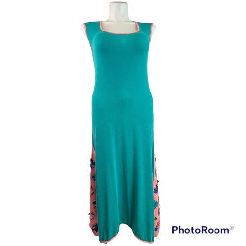 Spicy Green Mango brand Tank Maxi Dress 