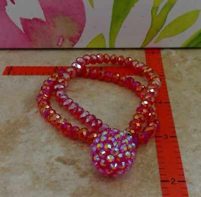 Kirks Folly Pixie Prism Fire Ball Stretch Bracelet gold  S2241sG
