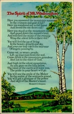 Postcard The Spirit of Mt. Washington Margaret L. Simpson