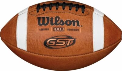 Wilson 1003 GST Football NFHS/NCAA Leather Football for sale