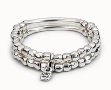 UNO de 50 Bracelet • DUPLA • Silver • Made in Spain