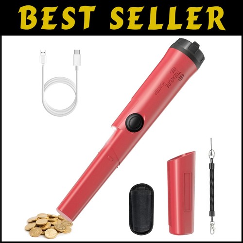 High Sensitivity Rechargeable Metal Detector Wand with Adjustable Sensitivity