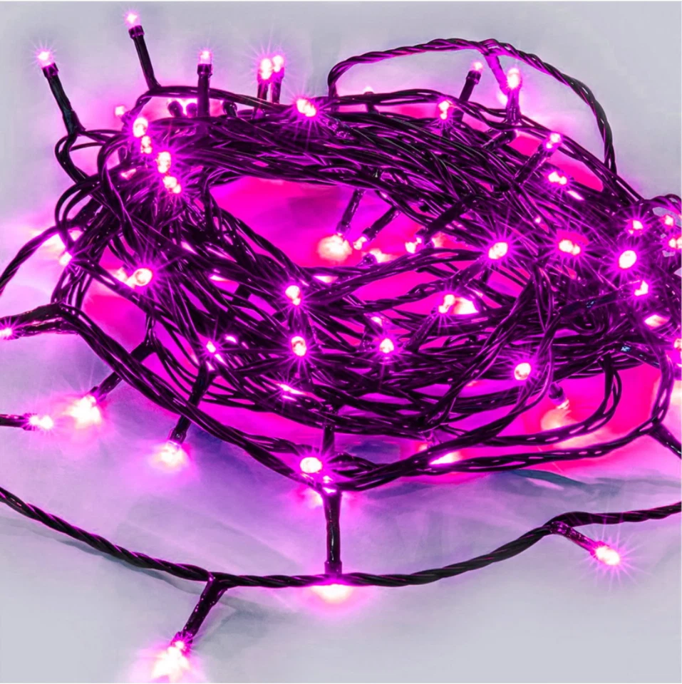 200 LED 20.9M PINK SOLAR CHRISTMAS WEDDING PARTY FAIRY STRING LIGHTS - image 3 of 4