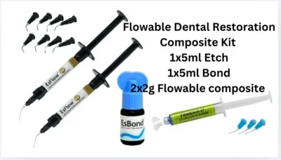 Flowable Dental Restoration Composite Kit, Etching gel 37% Bonding SPIDENT B2