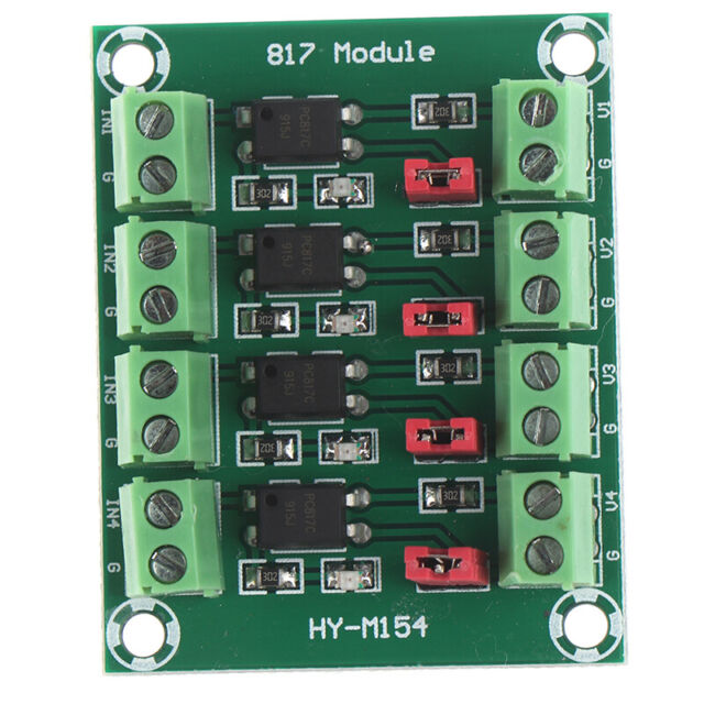 PC817 4-Channel Optocoupler Insulation Module Voltage Converter Module CB.ha-