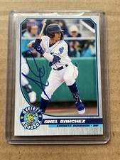 Axel Sanchez Everett Aquasox 2023 Autographed Card Seattle Mariners Signed