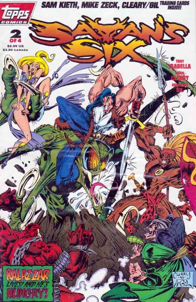 Satan's Six #2 (1993) John Cleary and Armando Gil Cover | eBay