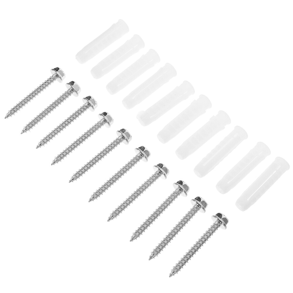 10 Sets Drywall Anchors And Screws Kit Wall Anchors Tv Mount Anchors