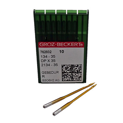 10 Pk. Groz-Beckert 134-35 DPX35 Titanium Adler & Pfaff Sewing Machine Needle