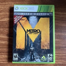 Metro: Last Light -- Limited Edition (Microsoft Xbox 360, 2013) CIB