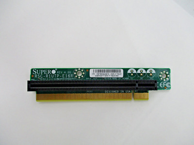 RSC-R1UTP-E16R SUPERMICRO RISER CARD 1 SLOT PCI-E 3.0 X16 1U FOR X10DRT-H X10DR
