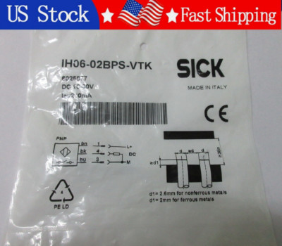 1PCS New Factory seal SICK IH06-02BPS-VTK Sensor  Warranty 12 months