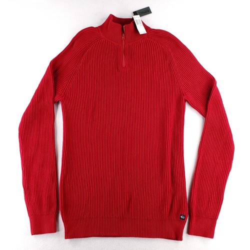 Red Tunic Sweater Pullover 