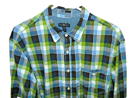 Club Room, Men's Club Room Multicolor Long Sleeve Plaid/Check Shirt Size XXL #1