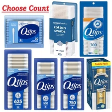 Q-tips Cotton Swabs For Hygiene and Beauty Made With 100% Cotton, Choose Count