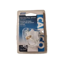 Camco 22103 RV Plug Male Hose 3/4 Inch With Lanyard (NEW)