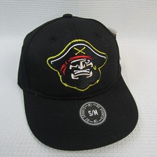 Pirates S/M New MensBlack Kids Baseball Hat Cap Adjustable S/M