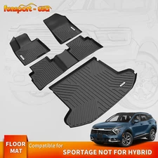 Floor Mats & Cargo Liner for 2023-2025 Kia Sportage Non-Hybrid TPE All-Weather