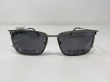 Easy Twist CT273 20 54-19-140 Demi Gray Full Rim Eyeglasses Frame w/ Clip-On G22