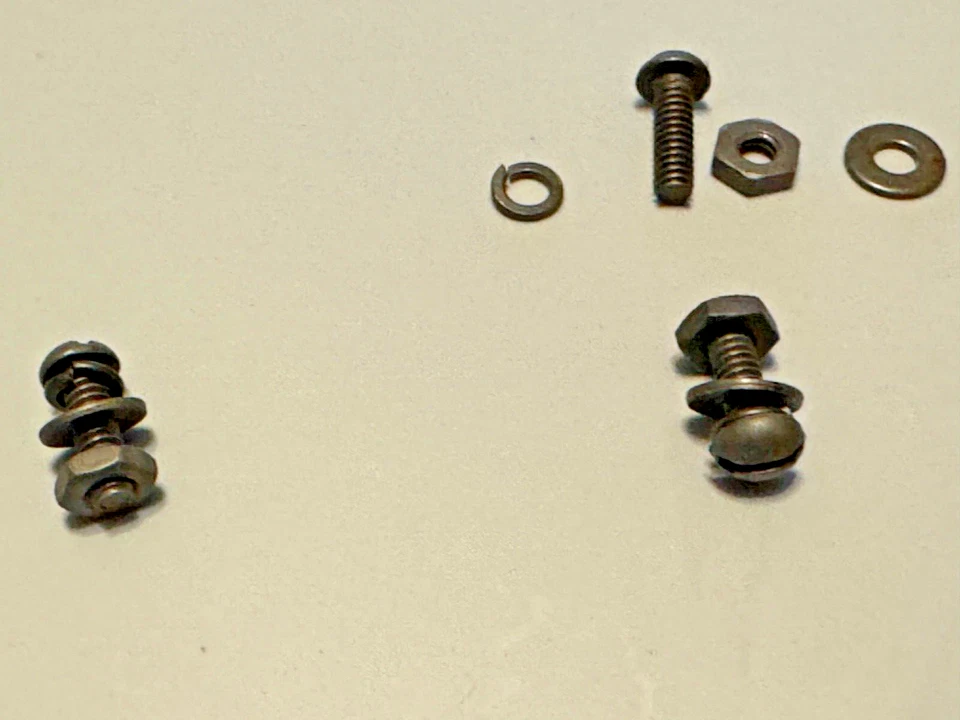 Harley 3757-26 Dark Brown Leather Mud Flap Kit WLA WLC Knucklehead VL JD Pan - Image 2 of 4