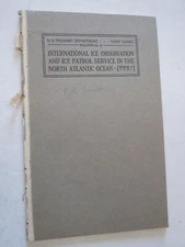 International Ice Observation Coast Guard 1931 Atlantic Foldouts Maps Grand Bank