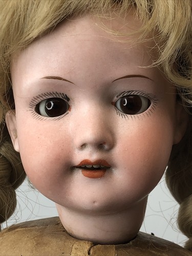 14” Antique Armand Marseille Germany A & M Bisque Doll 390 3/0 X BR Sleep Eye SF - Picture 5 of 22