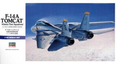 F-14 A TOMCAT ATLANTIC FLEET JOLLY ROGER (U.S. NAVY MKGS) #00544 1/72 HASEGAWA