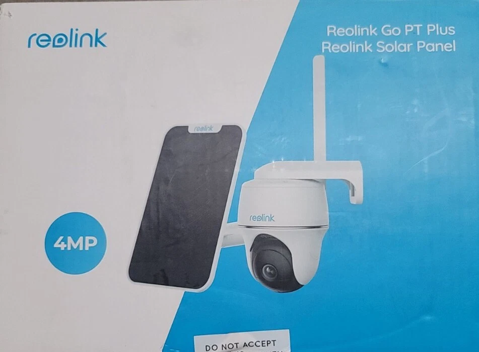 4G LTE Mobile Security Camera Solar Battery Powered Pan Tilt Reolink Go PT Plus - Image 2 of 3