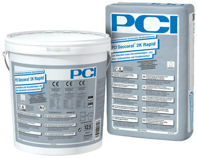 PCI Seccoral 2K Rapid Abdichtung Flex Sicherheits-Dichtschlämme Keller Terrasse