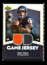 KYLE ORTON 2007 Upper Deck UD GAME Jersey Chicago Bears UDGJ-KO Football Card