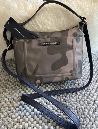 tommy hilfiger camo handbag