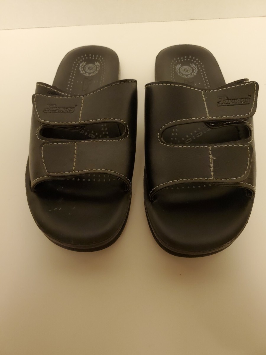 PARAGON Men\'s Black Leather Sandals Men main image 2