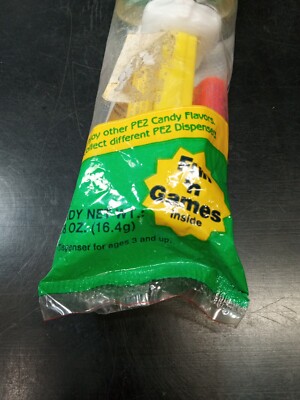 Vintage Bugs Bunny PEZ Dispenser YELLOW STEM Original Packaging
