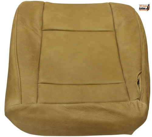 2003 2004 2005 2006 Ford F250 & F350 King Ranch Driver Bottom Leather Seat Cover - Picture 10 of 11